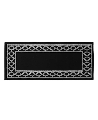 Jean Pierre Christine Trellis Border Tufted Runner Rug