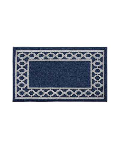 Jean Pierre Christine Trellis Border Tufted Runner Rug