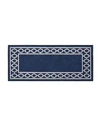 Jean Pierre Christine Trellis Border Tufted Runner Rug