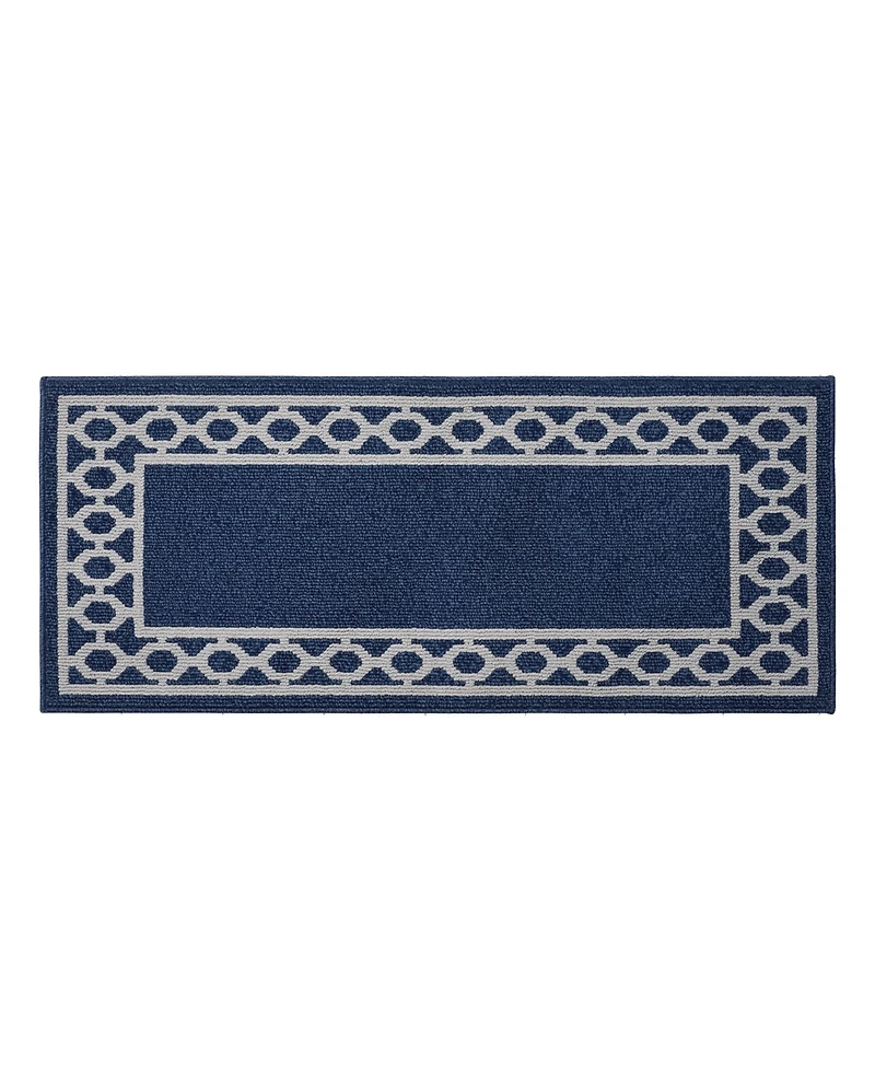 Jean Pierre Christine Trellis Border Tufted Runner Rug, 26" x 72"