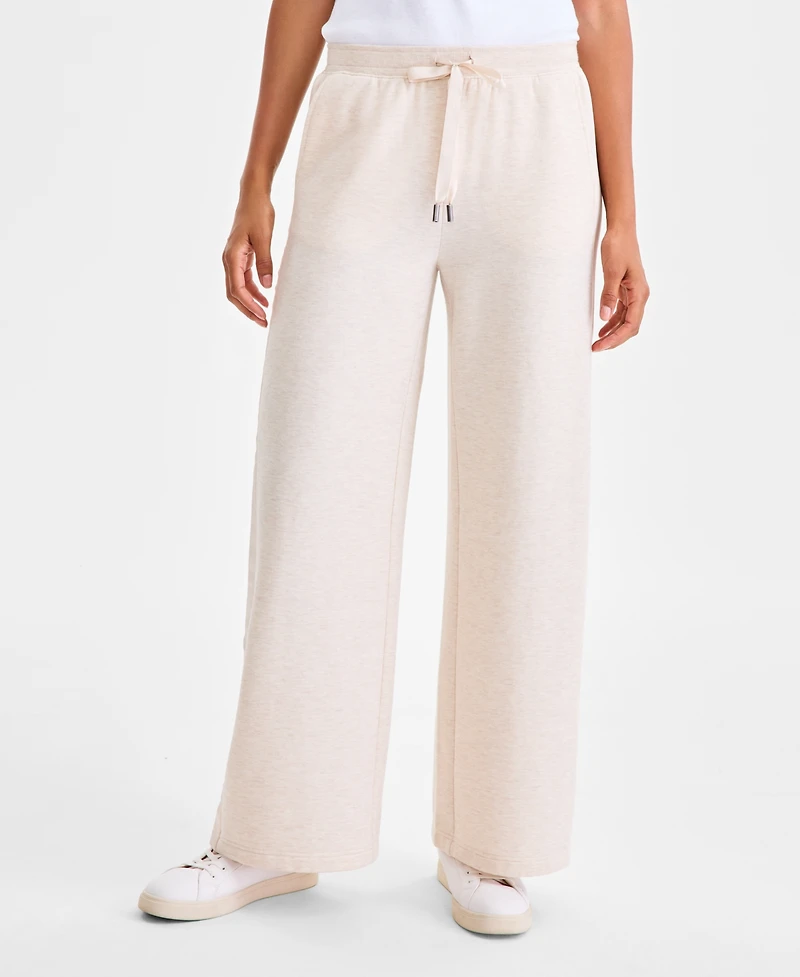 Style & Co Women's Luxfleece Knit Drawstring-Waist Pants, Macy's Exclusive