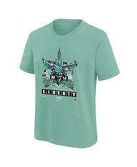 Nike Big Boys and Girls Mint New York Liberty Original Content T-Shirt