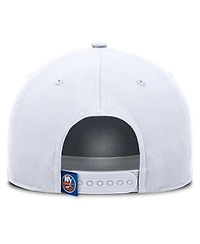 Fanatics Men's White New York Islanders Rope A-Frame Adjustable Hat