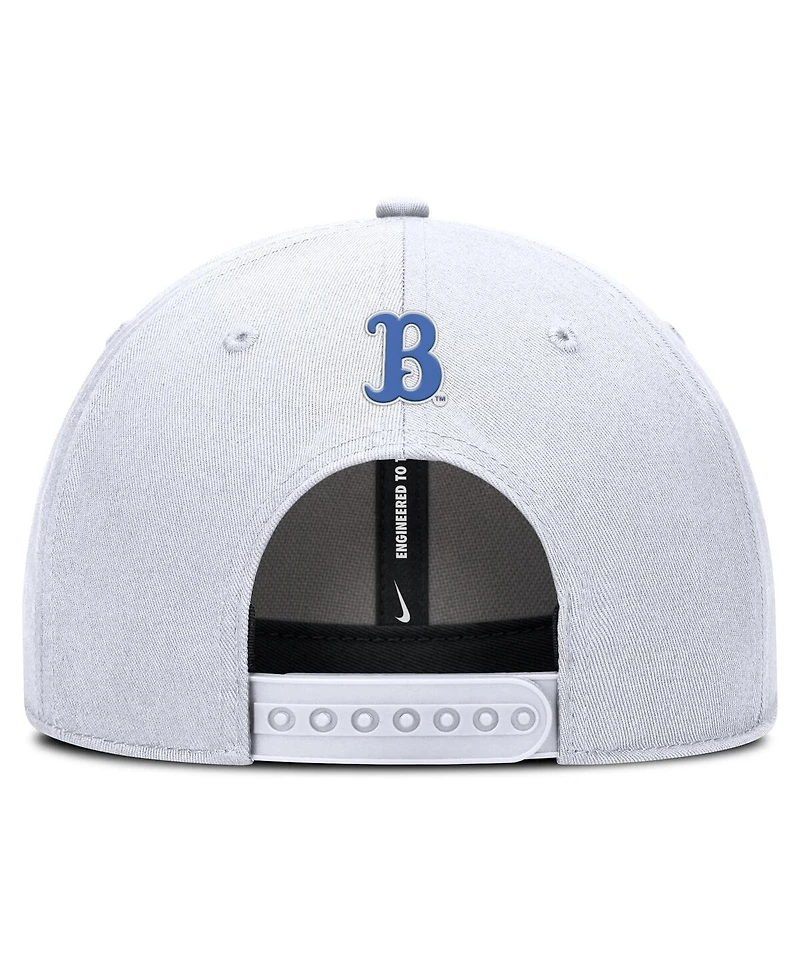 Nike Men's White Ucla Bruins Rise Practice Adjustable Hat