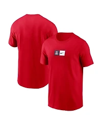 Nike Men's Red Arizona Wildcats Campus Logo Swoosh T-Shirt