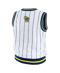 Wear by Erin Andrews Women's White Milwaukee Brewers Sporty Tank Top