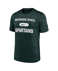 Nike Men's Green Michigan State Spartans Velocity Mascot Performance T-Shirt