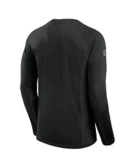 Fanatics Men's Black Pittsburgh Penguins Authentic Pro Rink Tech Long Sleeve T-Shirt