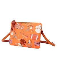 Dooney & Bourke Clemson Tigers Top Zip Crossbody Purse