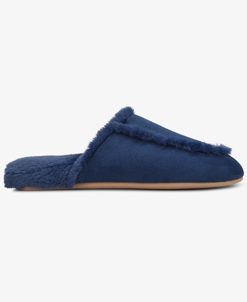 Charter Club Women's Faux Shearling Slide Slippers, Macy's Exclusive