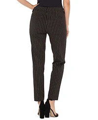 Liverpool Los Angeles Women's Kelsey Mid-Rise Jacquard Ankle Pants