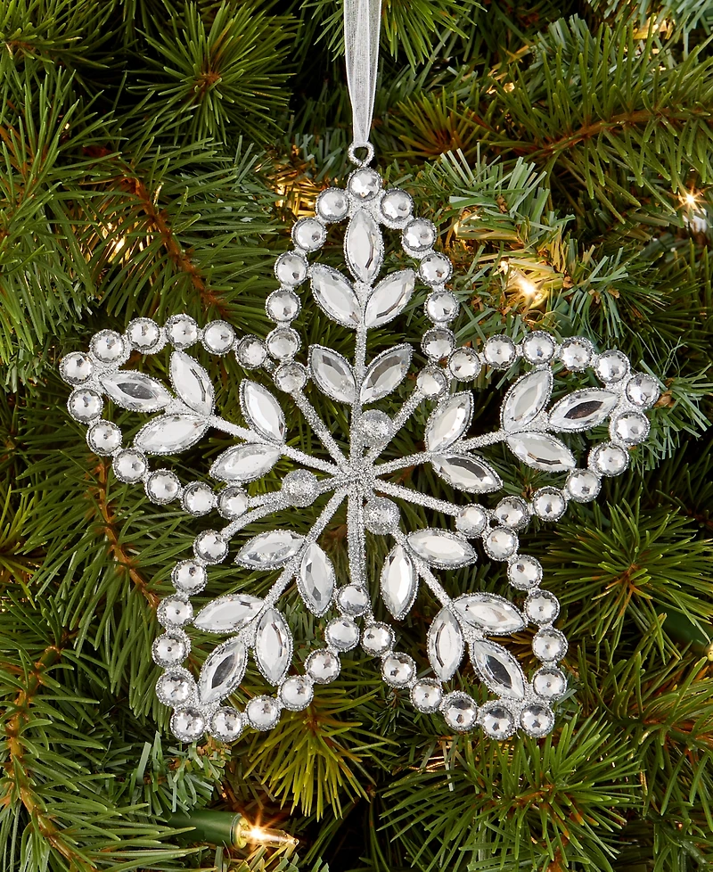 Holiday Lane Jeweled Classics Gem Star Ornament, Macy's Exclusive