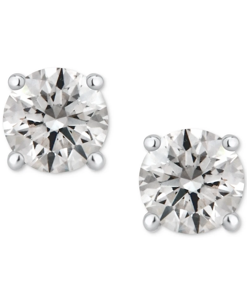 Gia Certified Diamond Stud Earrings (1 ct. t.w.) 14k Gold