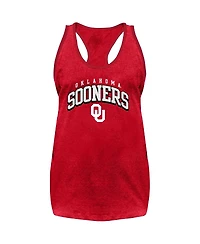 Fanatics Women's Crimson Oklahoma Sooners Plus Arch Tank Top