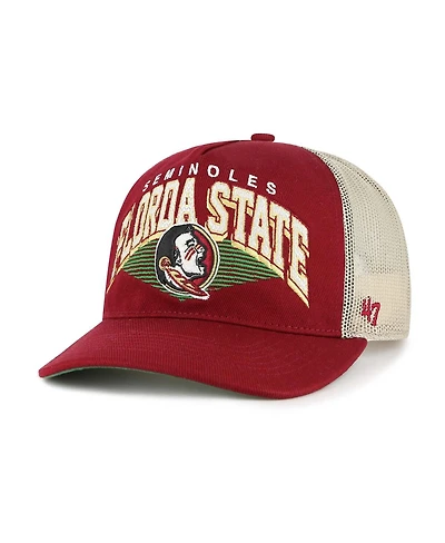 '47 Brand Men's Garnet Florida State Seminoles Pomona Mesh Hitch Adjustable Trucker Hat