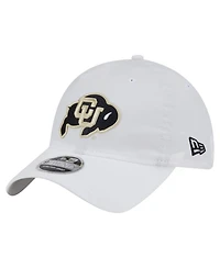 New Era Men's White Colorado Buffaloes Active Ripstop 9TWENTY Adjustable Hat