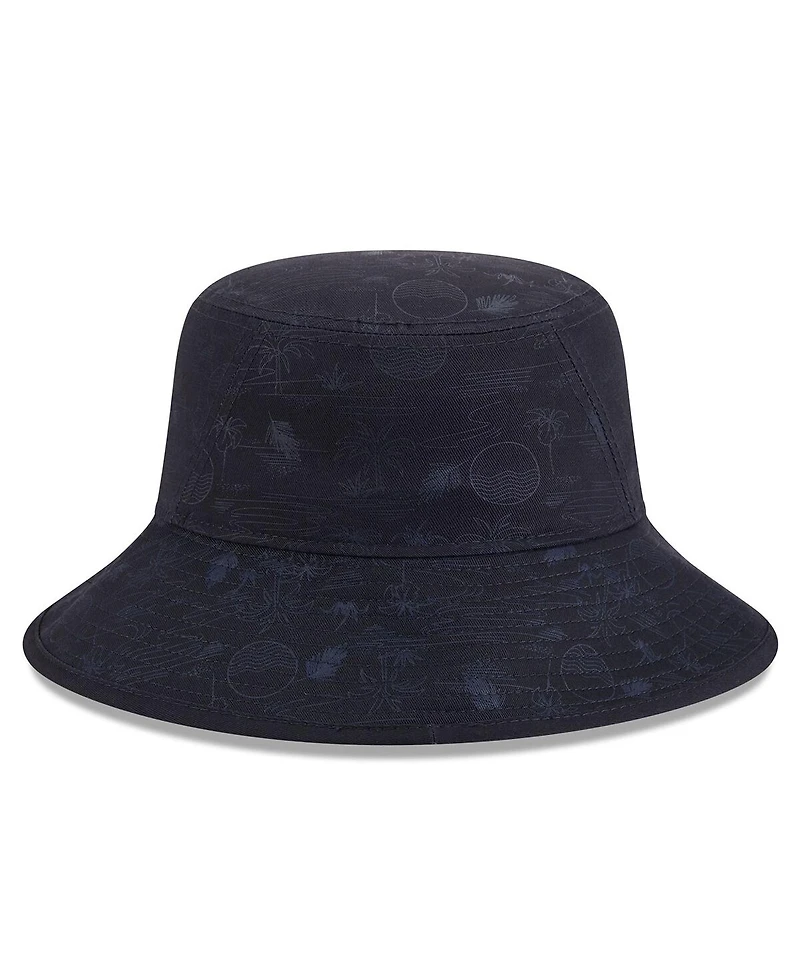 New Era Big Boys and Girls Navy Boston Red Sox 2025 Spring Training All Over Print Bucket Hat