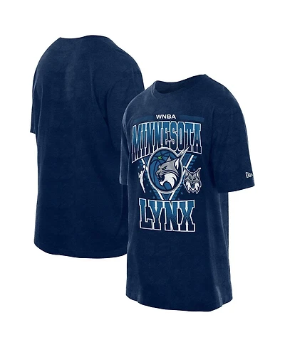 New Era Men's Navy Minnesota Lynx Boxy Sport Classics Vintage Wash T-Shirt