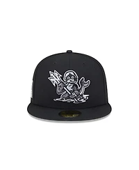 New Era Men's Black Norfolk Tides Theme Nights 59FIFTY Fitted Hat
