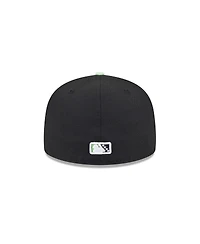 New Era Men's Black Montgomery Biscuits Theme Nights 59FIFTY Fitted Hat