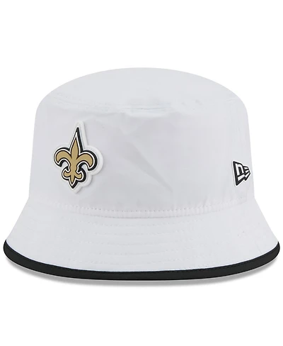 New Era Men's White New Orleans Saints 2025 Nfl Training Camp Stretch Bucket Hat