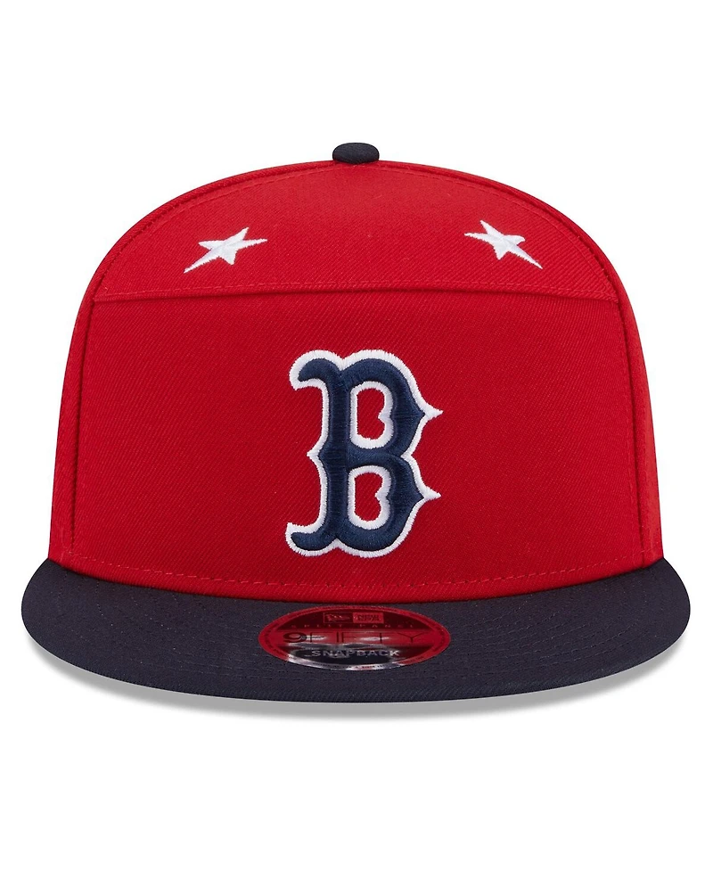 New Era Men's Red/Navy Boston Red Sox 2025 Mlb All-Star Game Side Patch 9FIFTY Snapback Hat