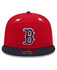New Era Men's Red/Navy Boston Red Sox 2025 Mlb All-Star Game Side Patch 9FIFTY Snapback Hat