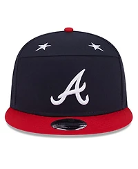 New Era Men's Navy/Red Atlanta Braves 2025 Mlb All-Star Game Side Patch 9FIFTY Snapback Hat