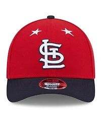 New Era Men's Red/Navy St. Louis Cardinals 2025 Mlb All-Star Game 9FORTY M-Crown Adjustable Hat