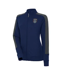 Antigua Women's Navy San Diego Fc Strike Anthem Full-Zip Jacket