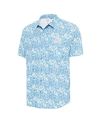 Antigua Men's Powder Blue St. Louis Cardinals Resort Button-Up Shirt