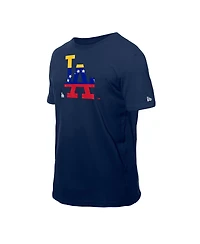 New Era Men's Navy Los Angeles Dodgers Venezuelan Flag Logo T-Shirt