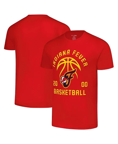 Stitches Men's and Women's Red Indiana Fever Basketball T-Shirt