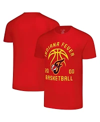 Stitches Men's and Women's Red Indiana Fever Basketball T-Shirt