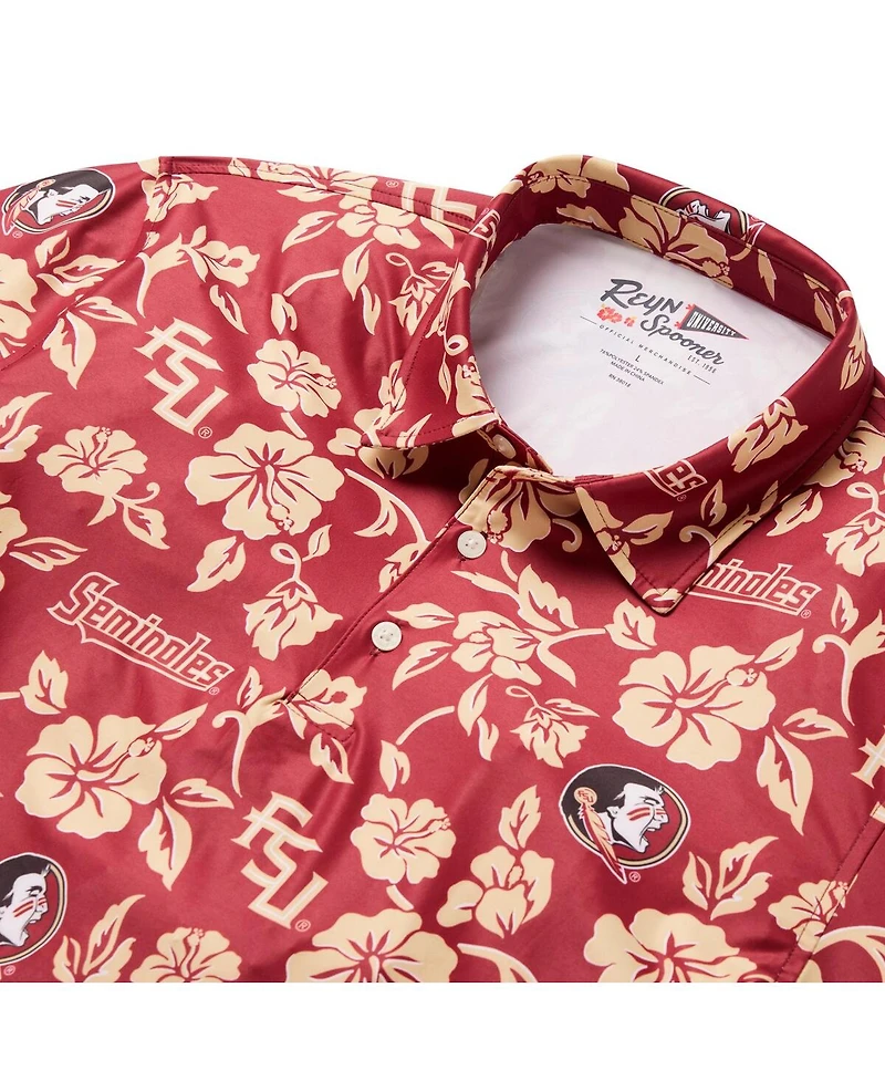 Reyn Spooner Men's Garnet Florida State Seminoles Performance Polo Shirt