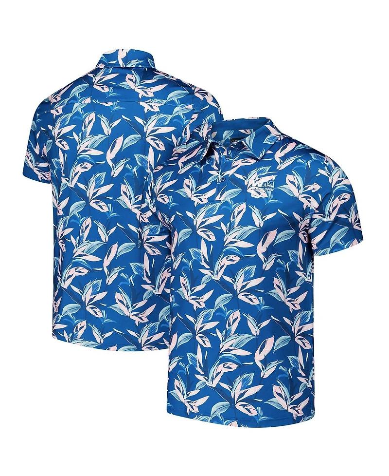 Flomotion Men's Navy Wm Phoenix Open Birds of Paradise Polo Shirt
