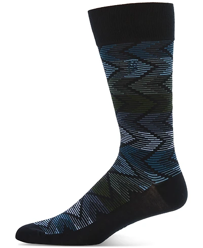 Perry Ellis Portfolio Men's Herringbone Socks