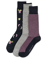 Perry Ellis Portfolio Men's 3pk. Mixed Patterned Socks