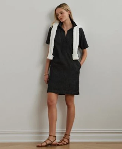 Lauren Ralph Lauren Denim Cotton Shift Dress Xxs 3x