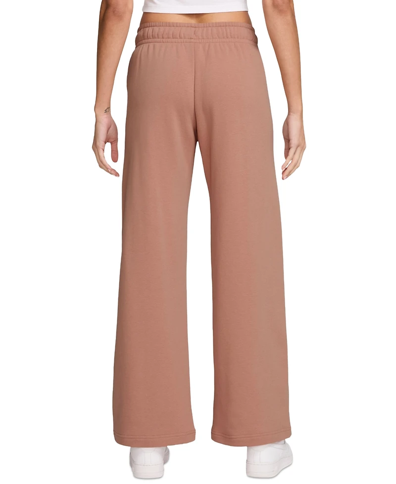 Nike Women's Sportswear Club Fleece Mid-Rise Wide-Leg Sweatpants