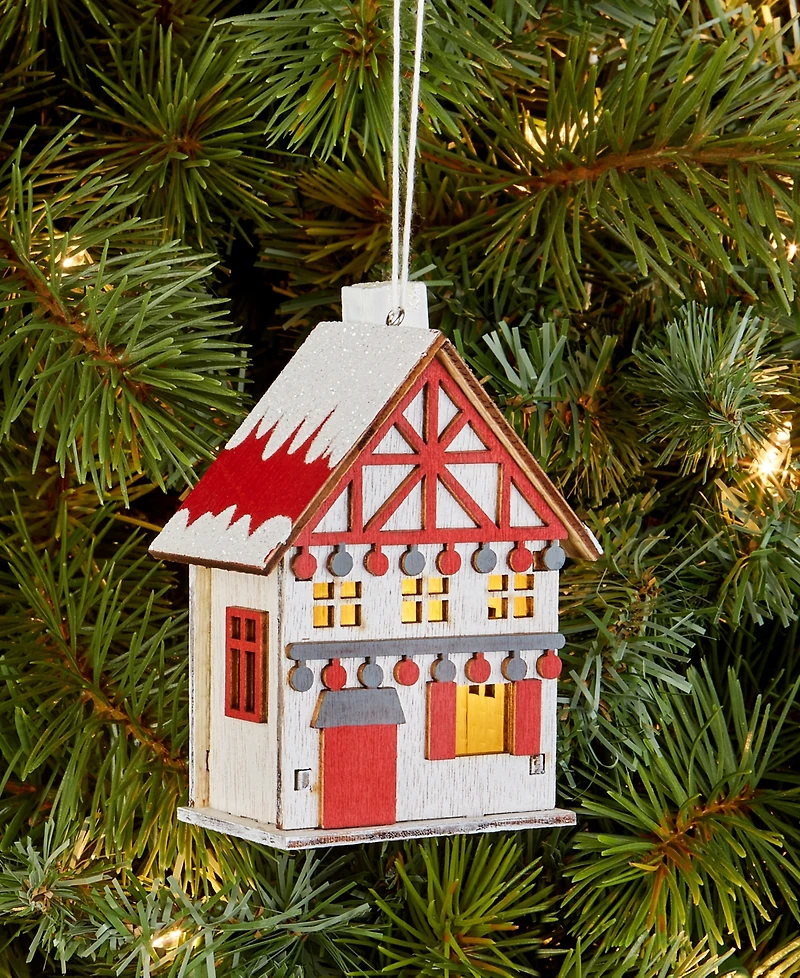 Holiday Lane Nordic Wonderland House Ornament, Macy's Exclusive