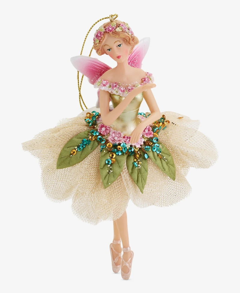 Holiday Lane Enchanted Forest Embellished Fairy Ornament, Macy's Exclusive