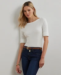 Lauren Ralph Stretch Boatneck Top