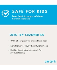 Carter's Toddler Boys Plaid Cotton Long-Sleeve Hooded Button-Down Shirt