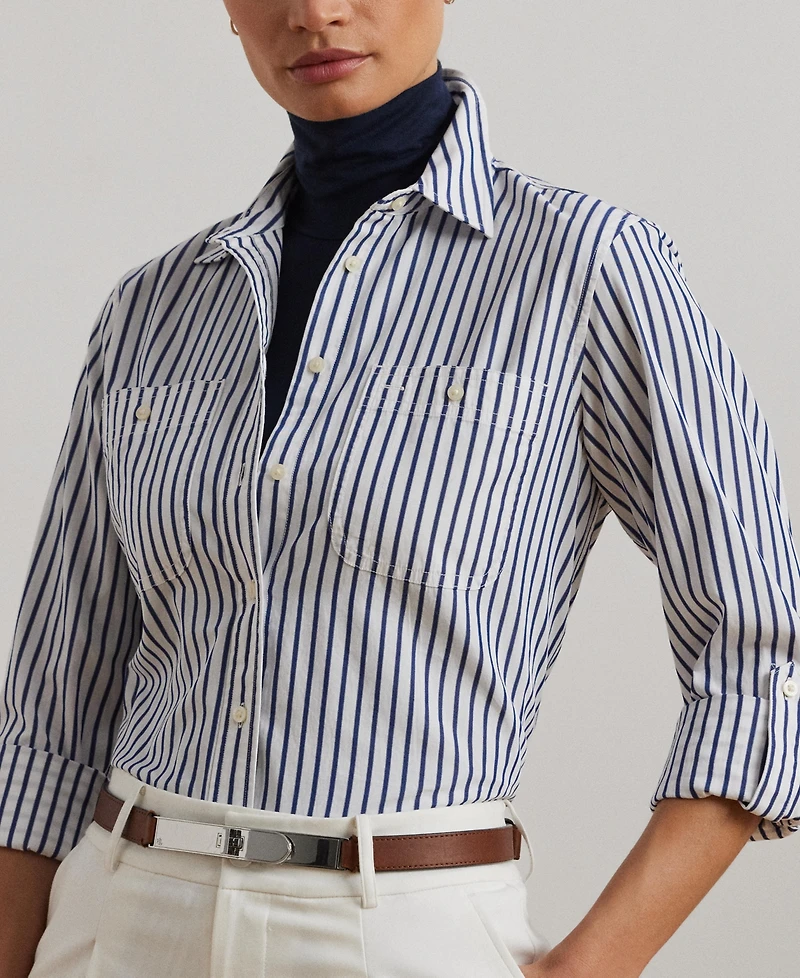 Lauren Ralph Striped Cotton Shirt