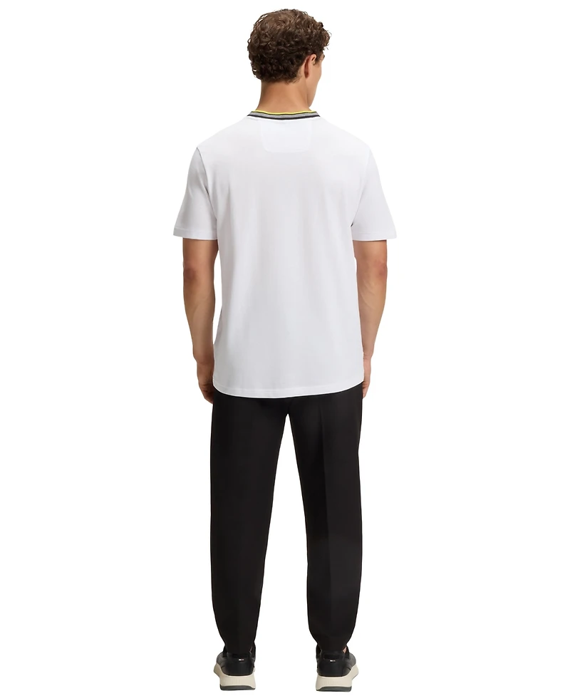 Boss by Hugo Men's Cotton-Pique Regular Fit T-Shirt