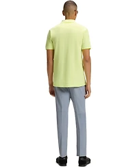 Boss by Hugo Men's Branding Stretch-Cotton Slim-Fit Polo Shirt