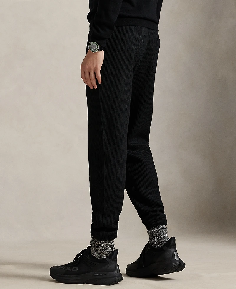 Polo Ralph Lauren Men's Waffle-Knit Fleece Sweatpants