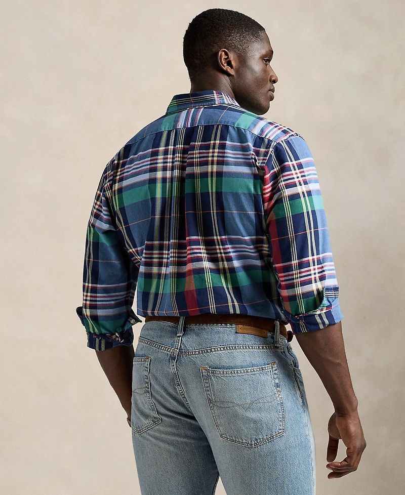 Polo Ralph Lauren Men's Big & Tall Gingham Oxford Shirt