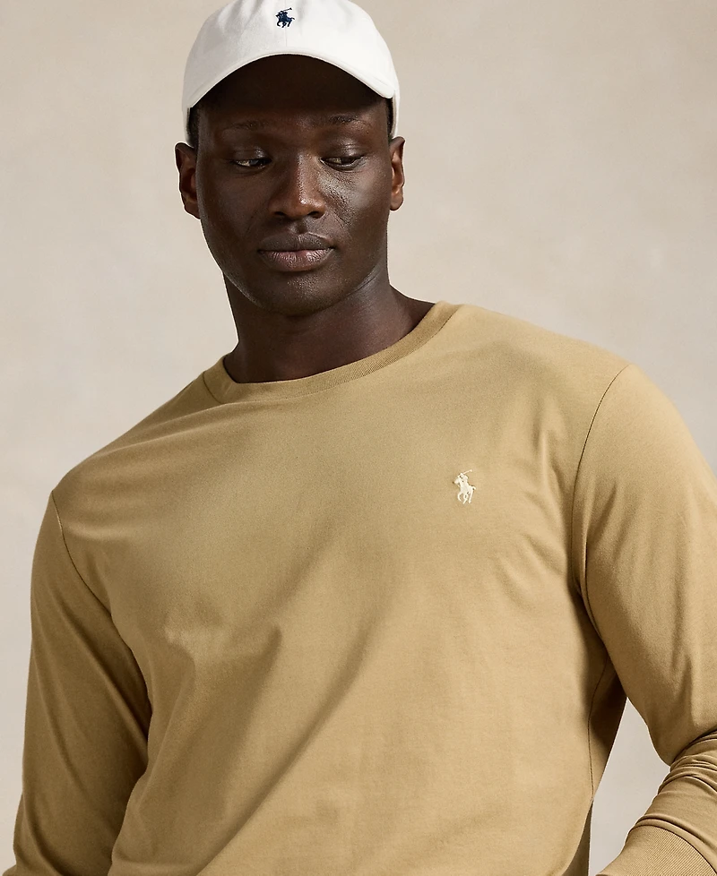 Polo Ralph Lauren Men's Big & Tall Classic-Fit Jersey Long-Sleeve T-Shirt